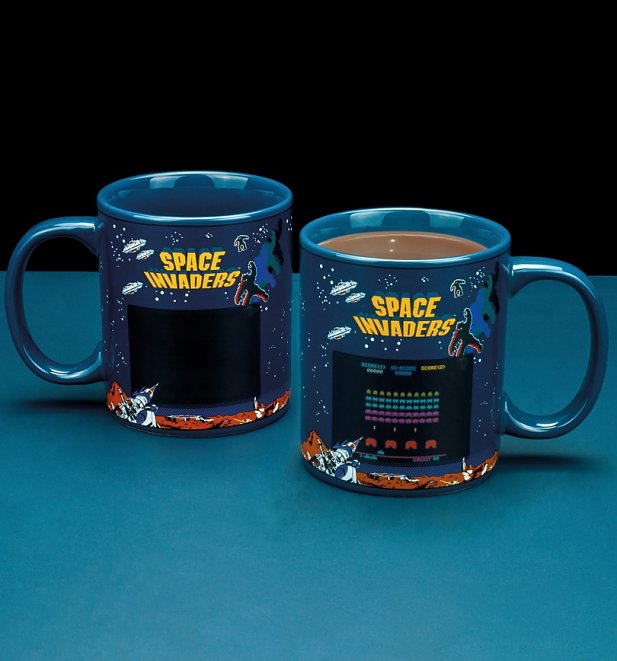Space Invaders Heat Changing Mug Space Invaders Heat Changing Mug