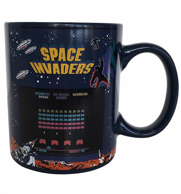 Space Invaders Heat Changing Mug Space Invaders Heat Changing Mug