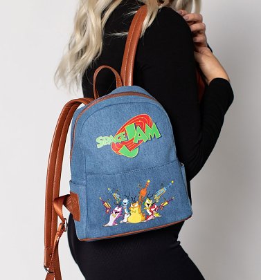 Space Jam Monstars Denim Mini Backpack from Cakeworthy