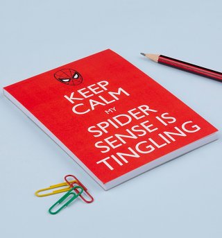 Spider-Man Keep Calm Magnetic Notepad Spider-Man Keep Calm Magnetic Notepad