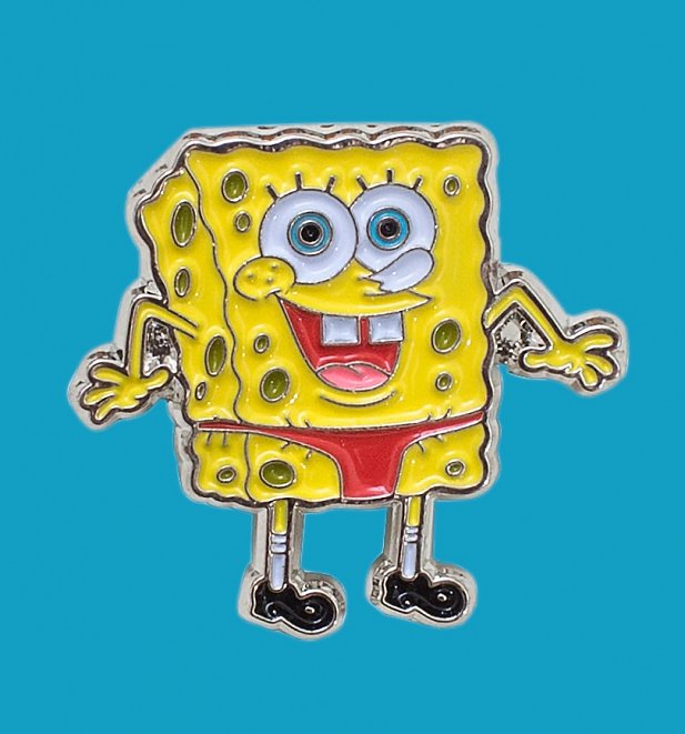 SpongeBob SquarePants Swim Enamel Pin from Cakeworthy SpongeBob SquarePants Swim Enamel Pin from Cakeworthy