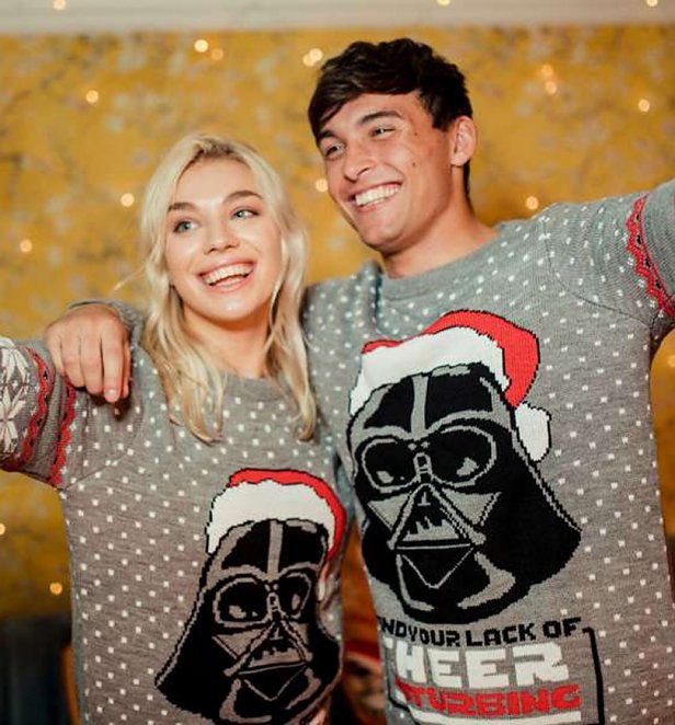 Star Wars Darth Vader Christmas Cheer Knitted Jumper