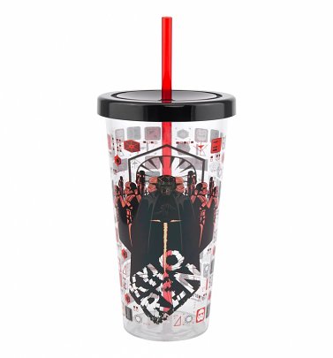 Star Wars The Rise Of Skywalker Kylo Ren Water Cup With Straw Star Wars The Rise Of Skywalker Kylo Ren Water Cup With Straw