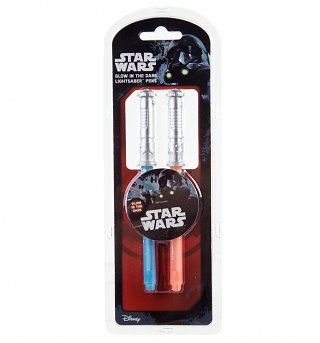 Star Wars Lightsaber Glow In The Dark Pen Set Star Wars Lightsaber Glow In The Dark Pen Set