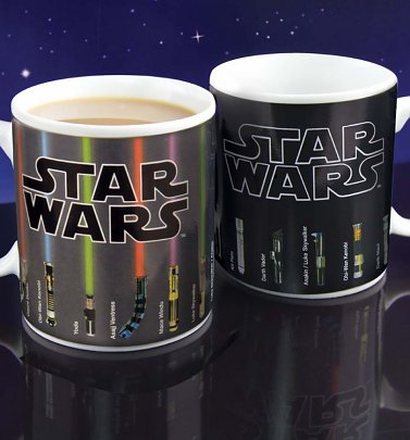 Star Wars Lightsaber Heat Change Mug Star Wars Lightsaber Heat Change Mug