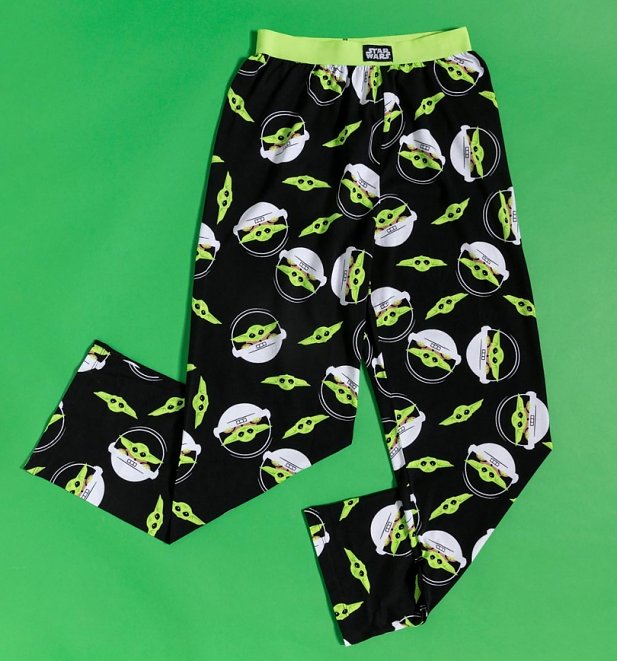 Star Wars Mandalorian Baby Yoda Lounge Pants from Recovered Star Wars Mandalorian Baby Yoda Lounge Pants from Recovered