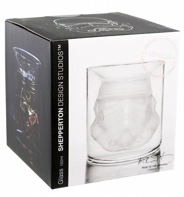 Star Wars Original Stormtrooper Glass Tumbler Star Wars Original Stormtrooper Glass Tumbler