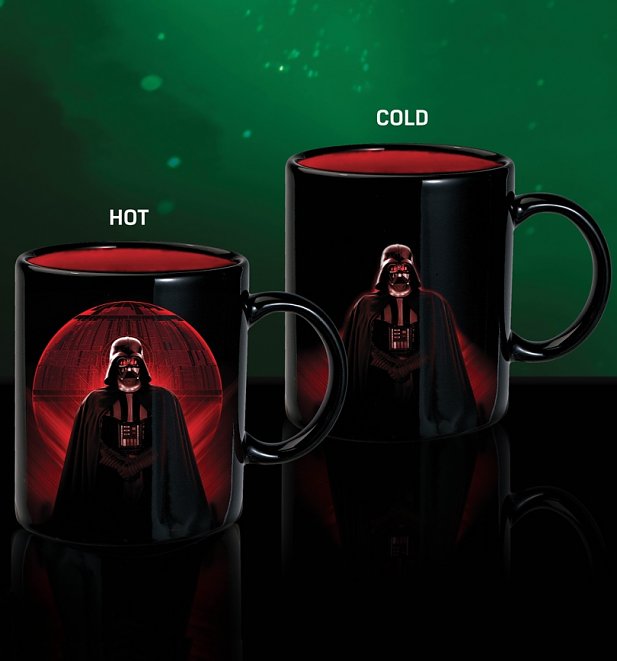 Star Wars Darth Vader Death Star Heat Change Mug Star Wars Darth Vader Death Star Heat Change Mug