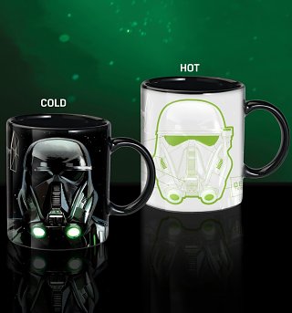 Star Wars Rogue One Death Trooper Heat Changing Mug Star Wars Rogue One Death Trooper Heat Changing Mug