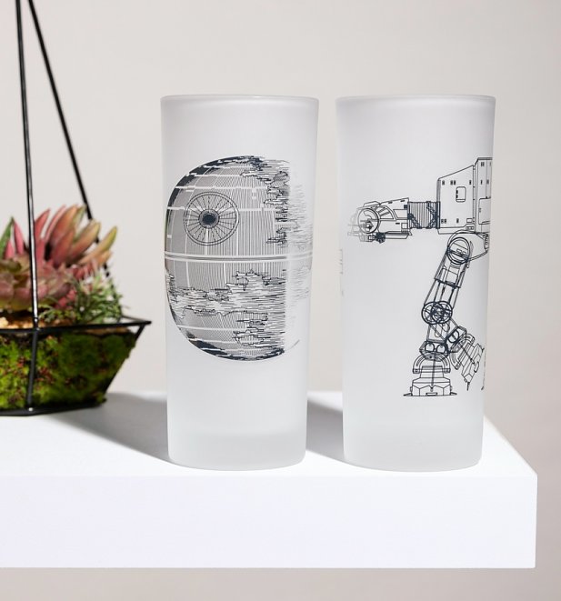 Star Wars Set of Two Glasses Star Wars Set of Two Glasses