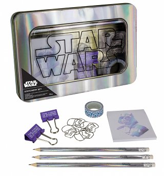 Star Wars Stationery Set In A Tin Star Wars Stationery Set In A Tin