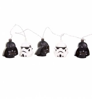 Star Wars Stormtrooper And Darth Vader 3D String Lights Star Wars Stormtrooper And Darth Vader 3D String Lights