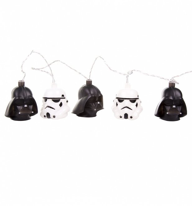 Star Wars Stormtrooper And Darth Vader 3D String Lights Star Wars Stormtrooper And Darth Vader 3D String Lights