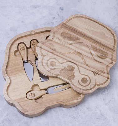 Star Wars Stormtrooper Cheeseboard and Knife Set Star Wars Stormtrooper Cheeseboard and Knife Set