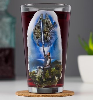 Star Wars Episode VIII The Last Jedi Rey Boxed Glass Star Wars Episode VIII The Last Jedi Rey Boxed Glass