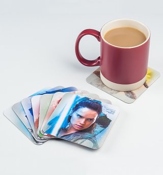 Star Wars Episode VIII The Last Jedi Set Of 8 Card Coasters Star Wars Episode VIII The Last Jedi Set Of 8 Card Coasters