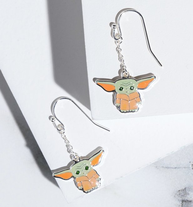Star Wars The Mandalorian Baby Yoda Drop Earrings Star Wars The Mandalorian Baby Yoda Drop Earrings