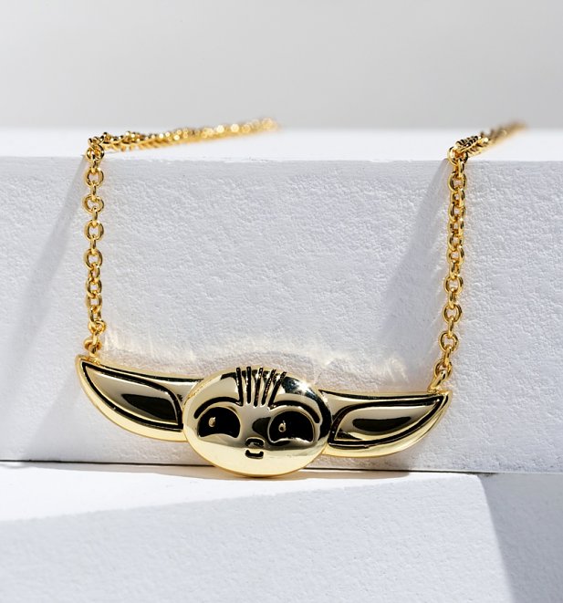 Star Wars The Mandalorian Baby Yoda Head Necklace Star Wars The Mandalorian Baby Yoda Head Necklace