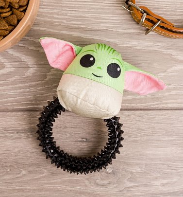 Star Wars The Mandalorian Baby Yoda Teether Ring Toy for Dogs