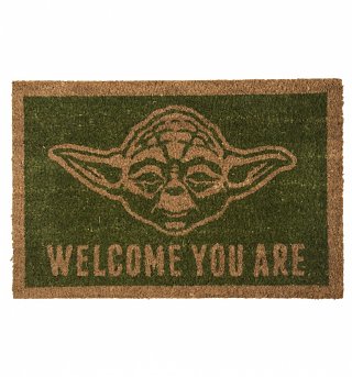 Star Wars Yoda Welcome You Are Door Mat