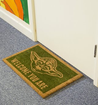 Star Wars Yoda Welcome You Are Door Mat Star Wars Yoda Welcome You Are Door Mat