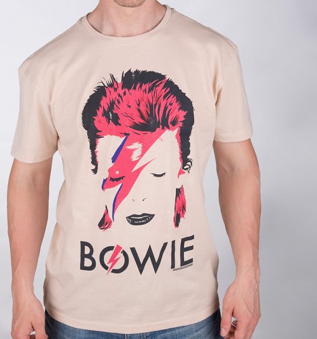 Stone David Bowie Aladdin Sane T-Shirt from Amplified Stone David Bowie Aladdin Sane T-Shirt from Amplified