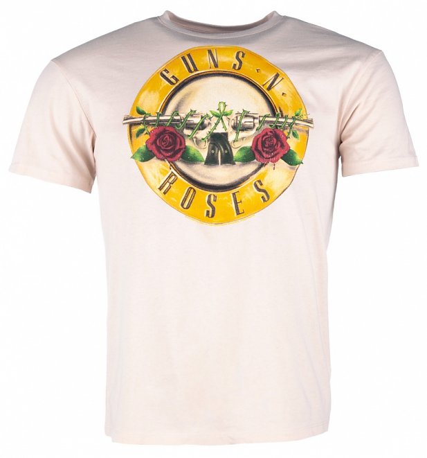 Stone Guns N' Roses Drum Logo T-Shirt Stone Guns N' Roses Drum Logo T-Shirt