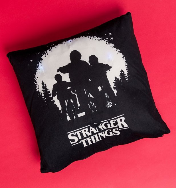 Stranger Things Bikes Cushion with LEDs