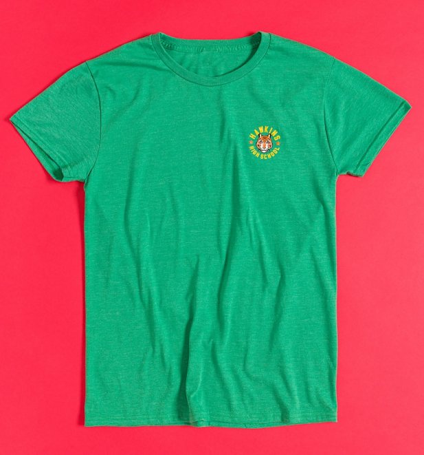 Stranger Things Hawkins Tigers Green T-Shirt Stranger Things Hawkins Tigers Green T-Shirt