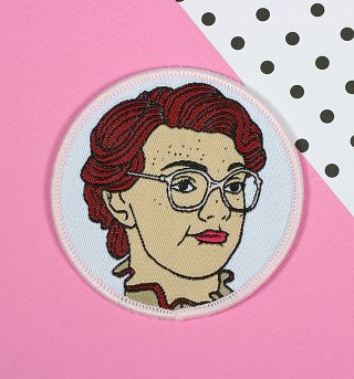 Stranger Things Inspired Barb Woven Patch from Punky Pins Stranger Things Inspired Barb Woven Patch from Punky Pins