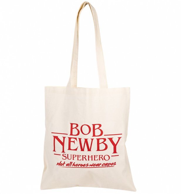 Stranger Things Inspired Bob Newby Superhero Tote Bag Stranger Things Inspired Bob Newby Superhero Tote Bag