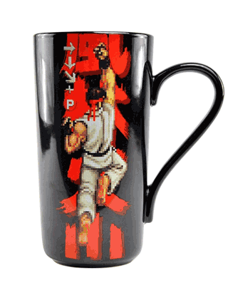 Street Fighter Ryu Latte Mug Street Fighter Ryu Latte Mug
