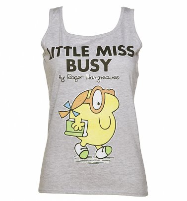 Women's Little Miss Busy Fitted Vest Women's Little Miss Busy Fitted Vest