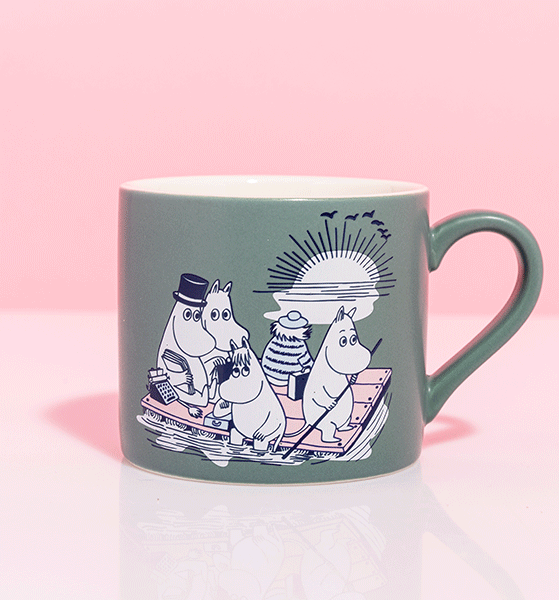Teal Moomin Adventurer Mug