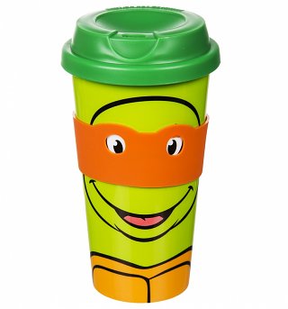 Teenage Mutant Ninja Turtles Michelangelo Travel Mug Teenage Mutant Ninja Turtles Michelangelo Travel Mug