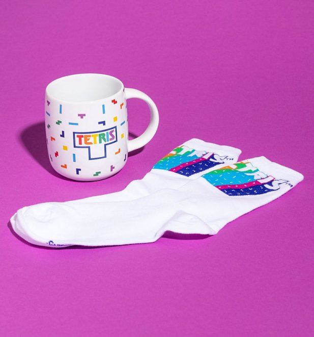 Tetris Mug and Socks Gift Set