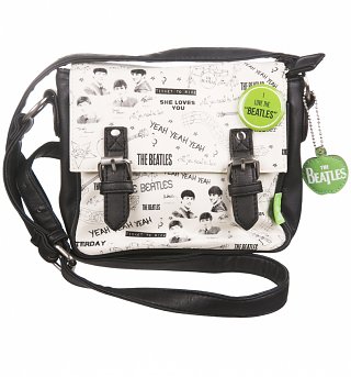 The Beatles Graffiti Mini Satchel Bag from Disaster Designs The Beatles Graffiti Mini Satchel Bag from Disaster Designs