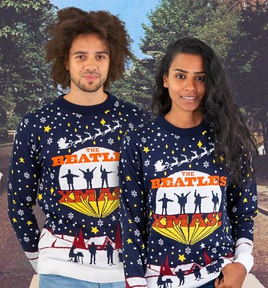 The Beatles Knitted Christmas Jumper The Beatles Knitted Christmas Jumper