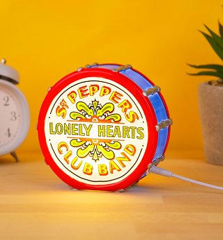 The Beatles Sgt Peppers Lonely Hearts Club Band LED Lamp from Disaster Designs The Beatles Sgt Peppers Lonely Hearts Club Band LED Lamp from Disaster Designs