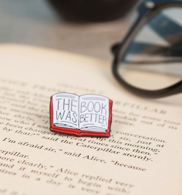 The Book Was Better Enamel Pin from Punky Pins