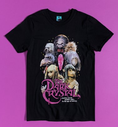 The Dark Crystal Characters Black T-Shirt