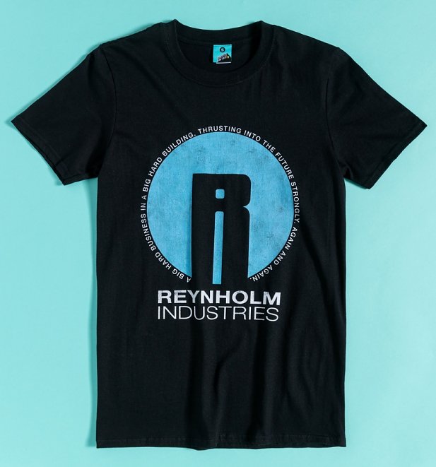 The IT Crowd Inspired Reynholm Industries Black T-Shirt The IT Crowd Inspired Reynholm Industries Black T-Shirt
