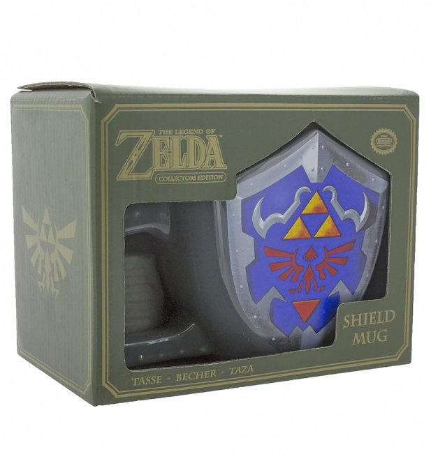 The Legend Of Zelda 3D Shield Mug The Legend Of Zelda 3D Shield Mug