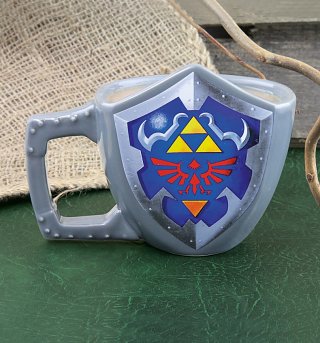 The Legend Of Zelda 3D Shield Mug The Legend Of Zelda 3D Shield Mug