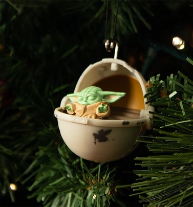 The Mandalorian Baby Yoda 3D Hanging Decoration from Numskull The Mandalorian Baby Yoda 3D Hanging Decoration from Numskull