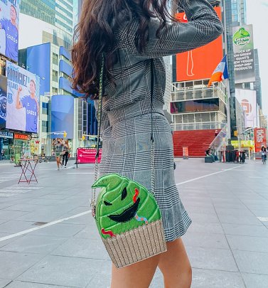 The Nightmare Before Christmas Oogie Boogie Cupcake Disney Crossbody from Danielle Nicole The Nightmare Before Christmas Oogie Boogie Cupcake Disney Crossbody from Danielle Nicole