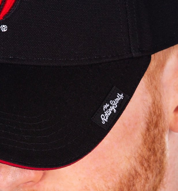 The Rolling Stones Classic Tongue Logo Baseball Cap The Rolling Stones Classic Tongue Logo Baseball Cap