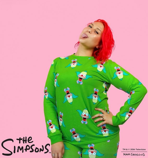 The Simpsons Bart S Krusty The Clown Pyjama Set From Cakeworthy