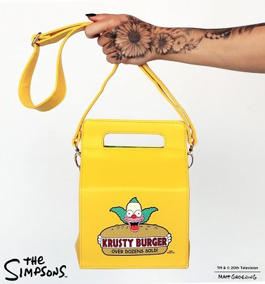 The Simpsons Krusty Burger Laffy Meal Bag from Cakeworthy The Simpsons Krusty Burger Laffy Meal Bag from Cakeworthy