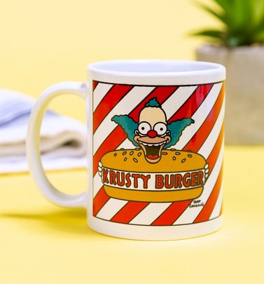 The Simpsons Krusty Burger Mug The Simpsons Krusty Burger Mug